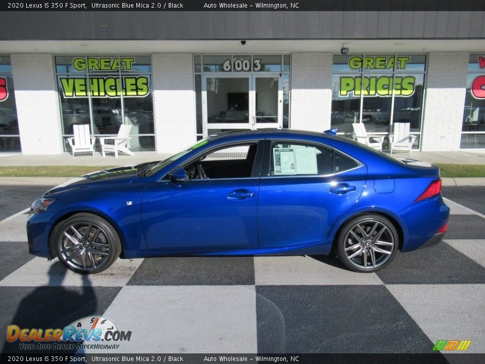 2020 Lexus IS 350 F Sport Ultrasonic Blue Mica 2.0 / Black Photo #1