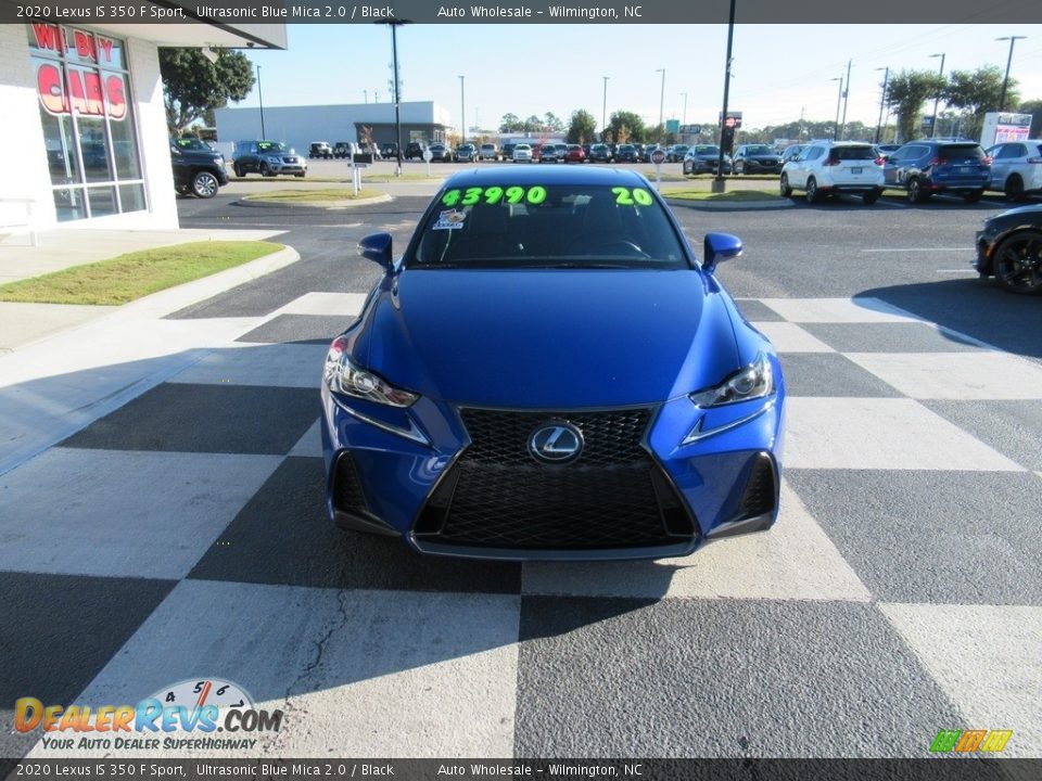 2020 Lexus IS 350 F Sport Ultrasonic Blue Mica 2.0 / Black Photo #2