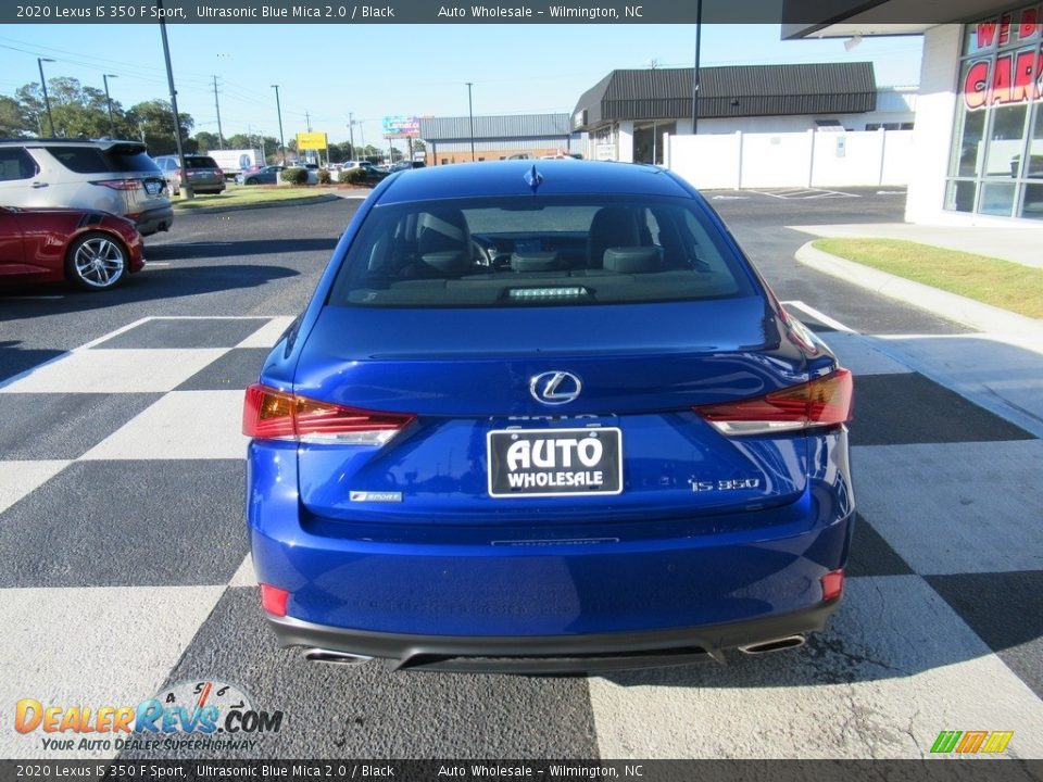 2020 Lexus IS 350 F Sport Ultrasonic Blue Mica 2.0 / Black Photo #4