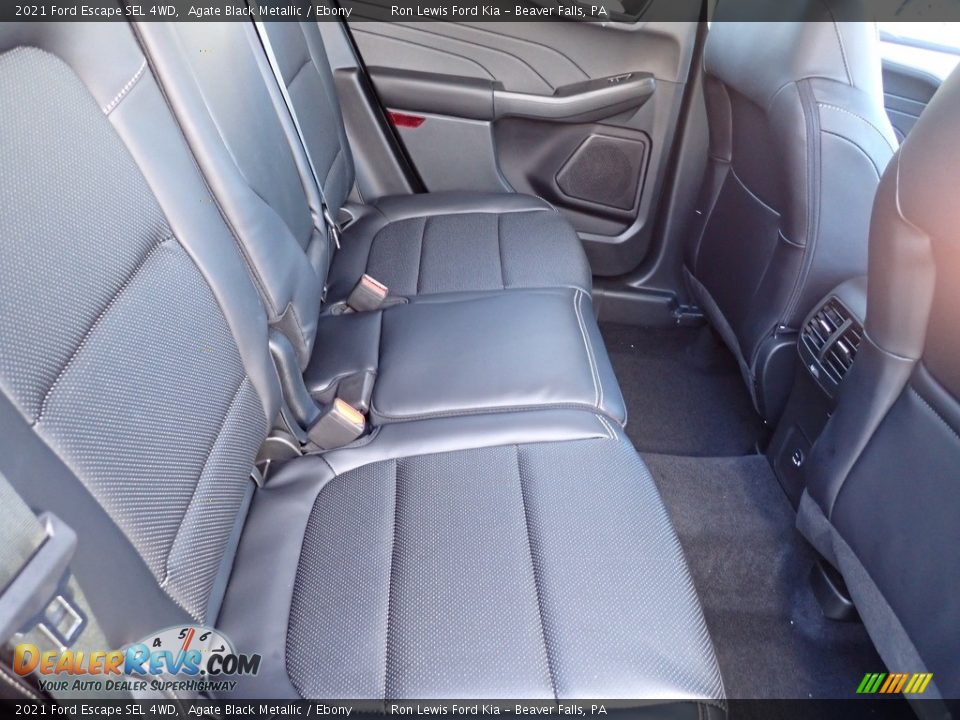 2021 Ford Escape SEL 4WD Agate Black Metallic / Ebony Photo #12