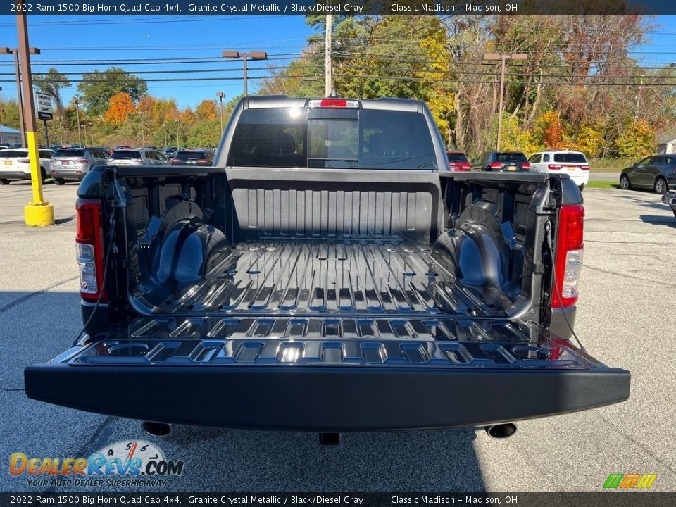 2022 Ram 1500 Big Horn Quad Cab 4x4 Granite Crystal Metallic / Black/Diesel Gray Photo #11