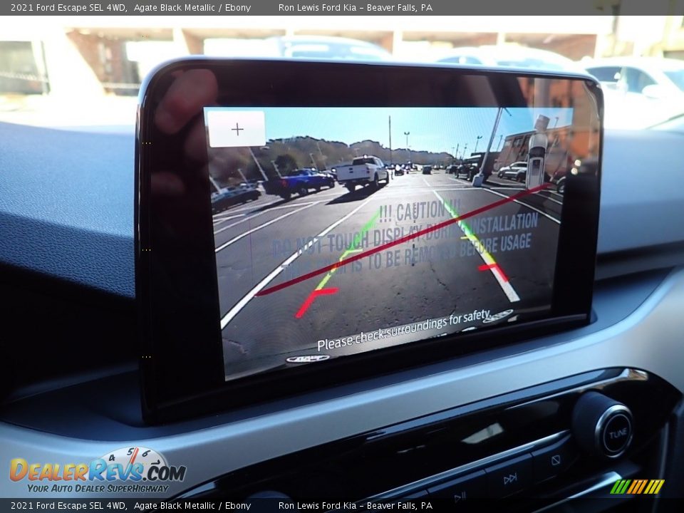 2021 Ford Escape SEL 4WD Agate Black Metallic / Ebony Photo #20