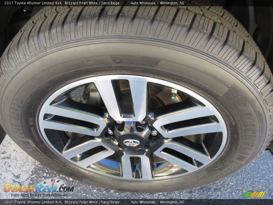 2017 Toyota 4Runner Limited 4x4 Blizzard Pearl White / Sand Beige Photo #7