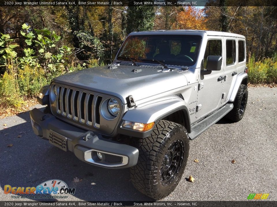 2020 Jeep Wrangler Unlimited Sahara 4x4 Billet Silver Metallic / Black Photo #3