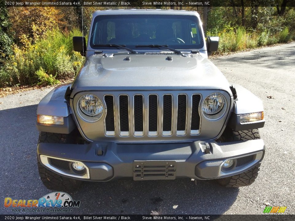 2020 Jeep Wrangler Unlimited Sahara 4x4 Billet Silver Metallic / Black Photo #4