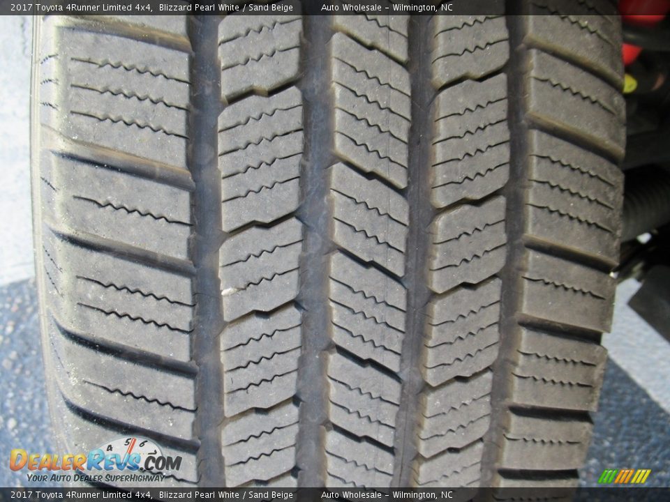 2017 Toyota 4Runner Limited 4x4 Blizzard Pearl White / Sand Beige Photo #9