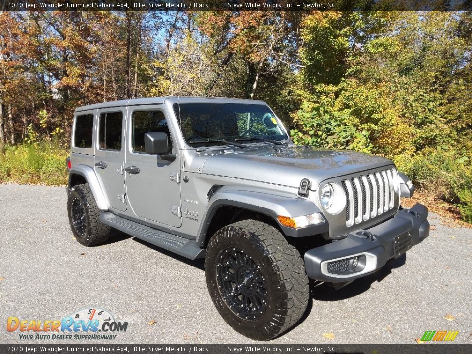 2020 Jeep Wrangler Unlimited Sahara 4x4 Billet Silver Metallic / Black Photo #5