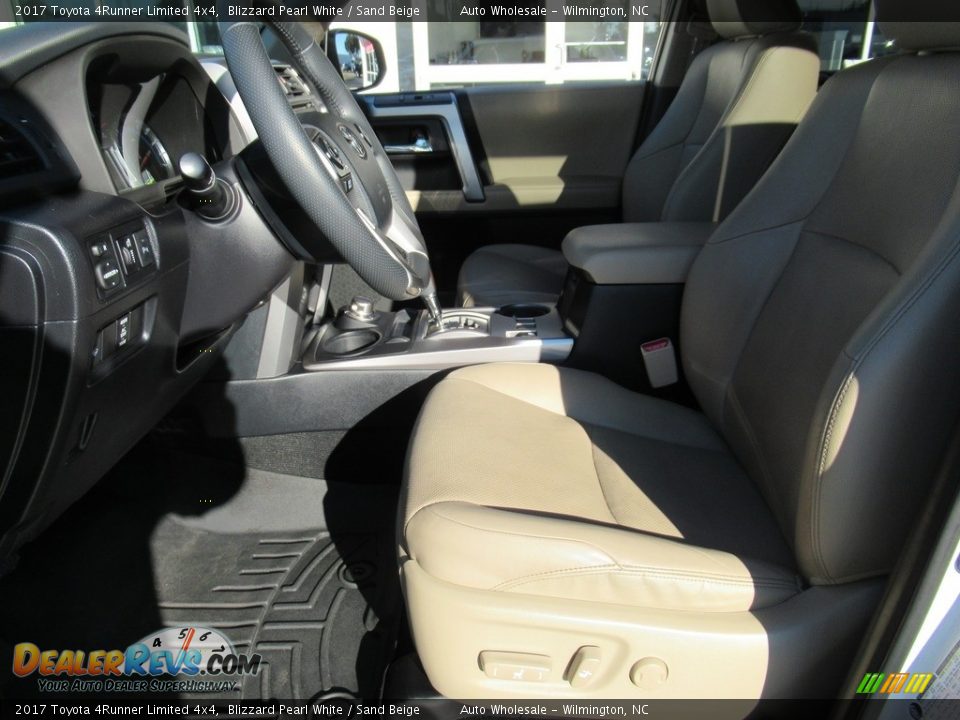2017 Toyota 4Runner Limited 4x4 Blizzard Pearl White / Sand Beige Photo #10