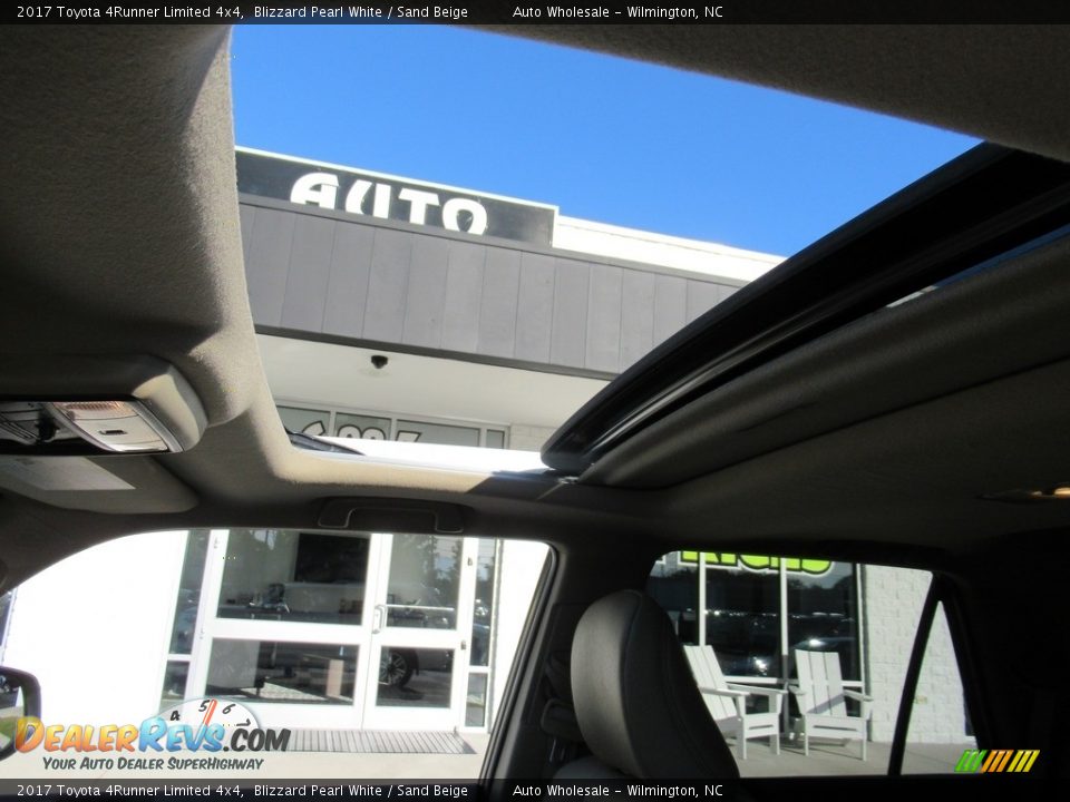 2017 Toyota 4Runner Limited 4x4 Blizzard Pearl White / Sand Beige Photo #11