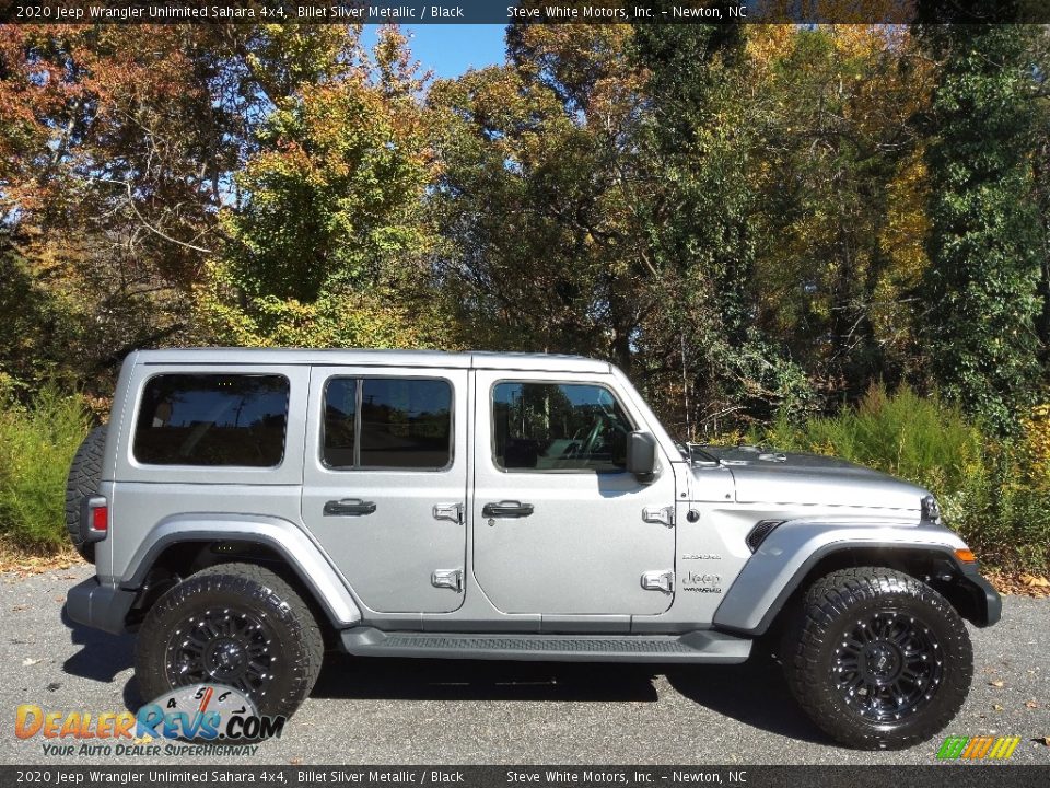 2020 Jeep Wrangler Unlimited Sahara 4x4 Billet Silver Metallic / Black Photo #6