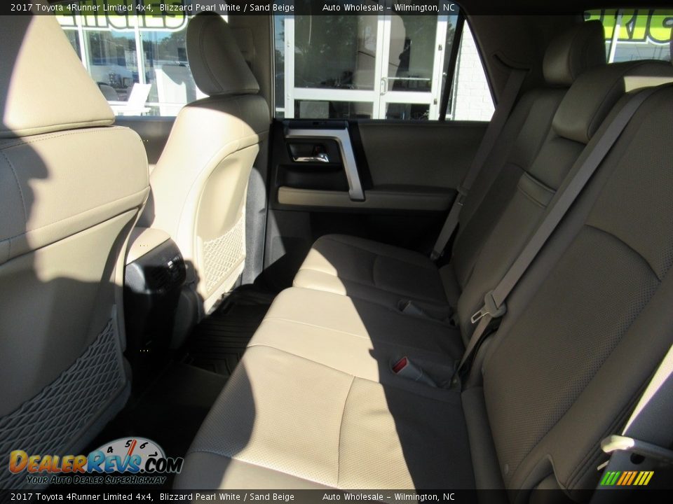 2017 Toyota 4Runner Limited 4x4 Blizzard Pearl White / Sand Beige Photo #12