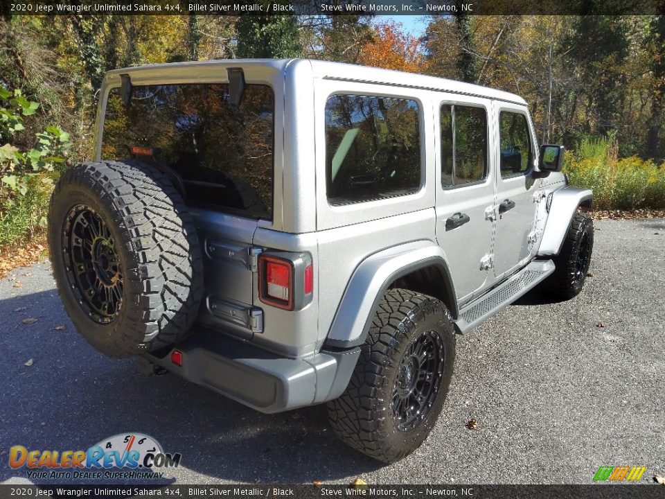 2020 Jeep Wrangler Unlimited Sahara 4x4 Billet Silver Metallic / Black Photo #7