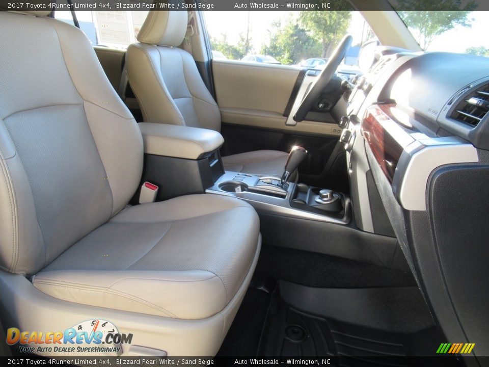 2017 Toyota 4Runner Limited 4x4 Blizzard Pearl White / Sand Beige Photo #13