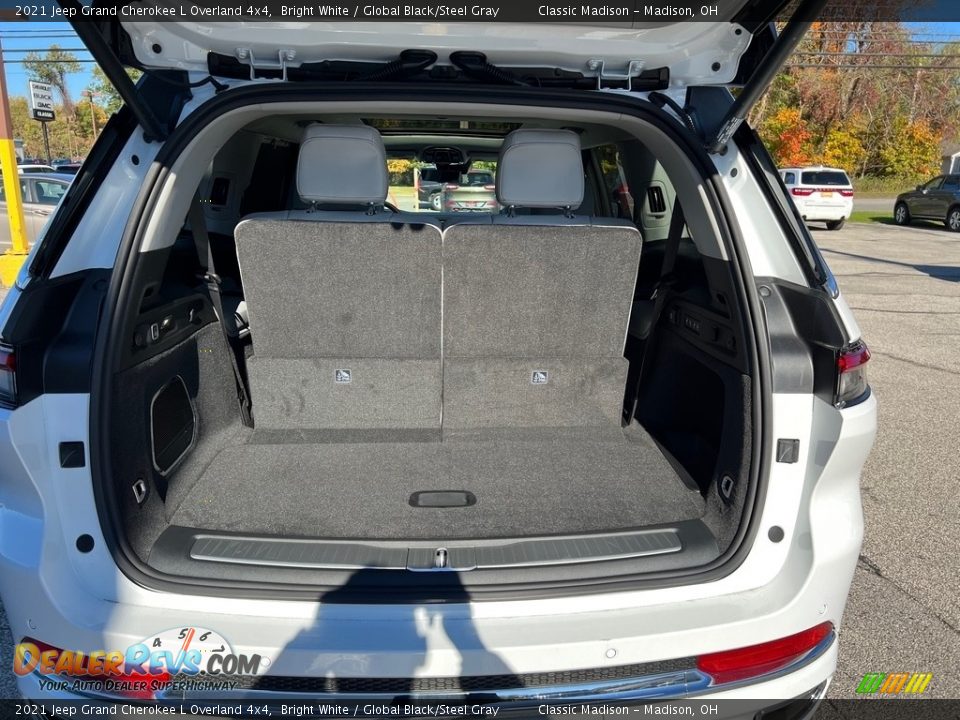 2021 Jeep Grand Cherokee L Overland 4x4 Bright White / Global Black/Steel Gray Photo #13