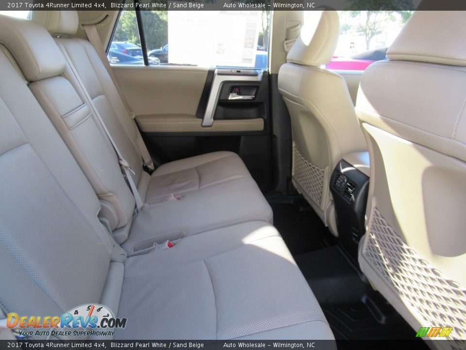 2017 Toyota 4Runner Limited 4x4 Blizzard Pearl White / Sand Beige Photo #14