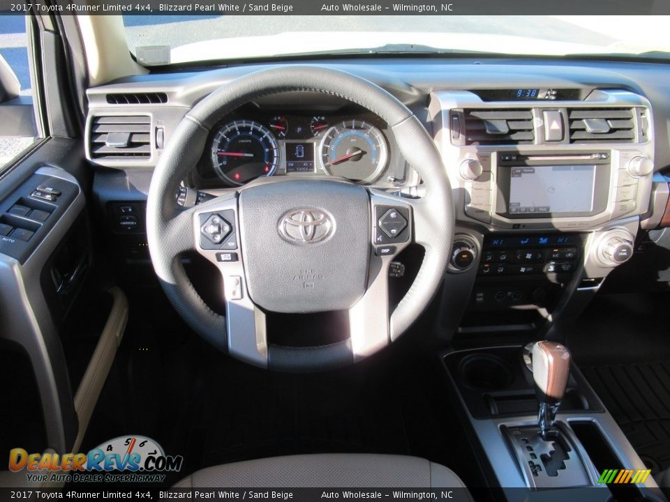 2017 Toyota 4Runner Limited 4x4 Blizzard Pearl White / Sand Beige Photo #15