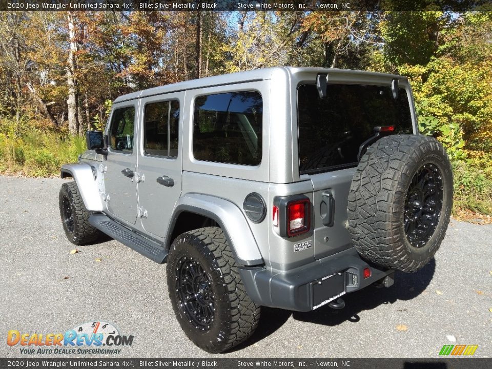 2020 Jeep Wrangler Unlimited Sahara 4x4 Billet Silver Metallic / Black Photo #9