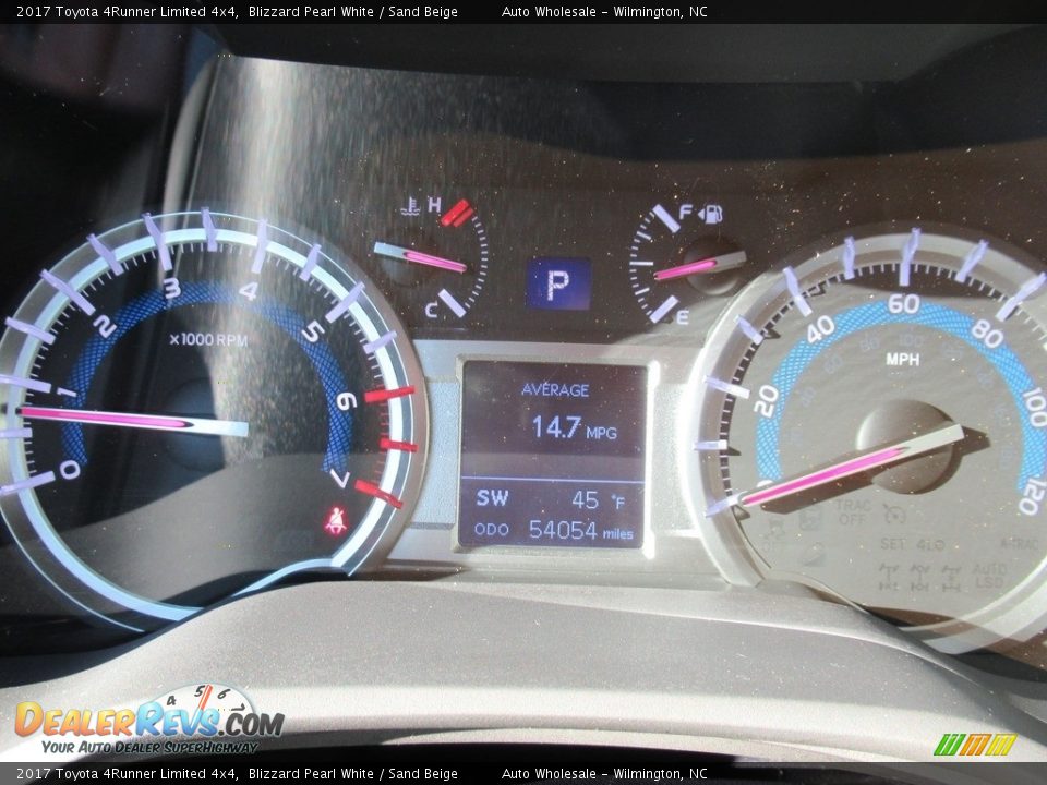 2017 Toyota 4Runner Limited 4x4 Blizzard Pearl White / Sand Beige Photo #16