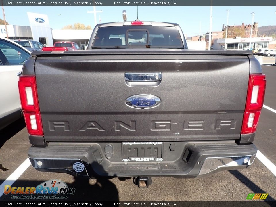 2020 Ford Ranger Lariat SuperCab 4x4 Magnetic / Ebony Photo #3