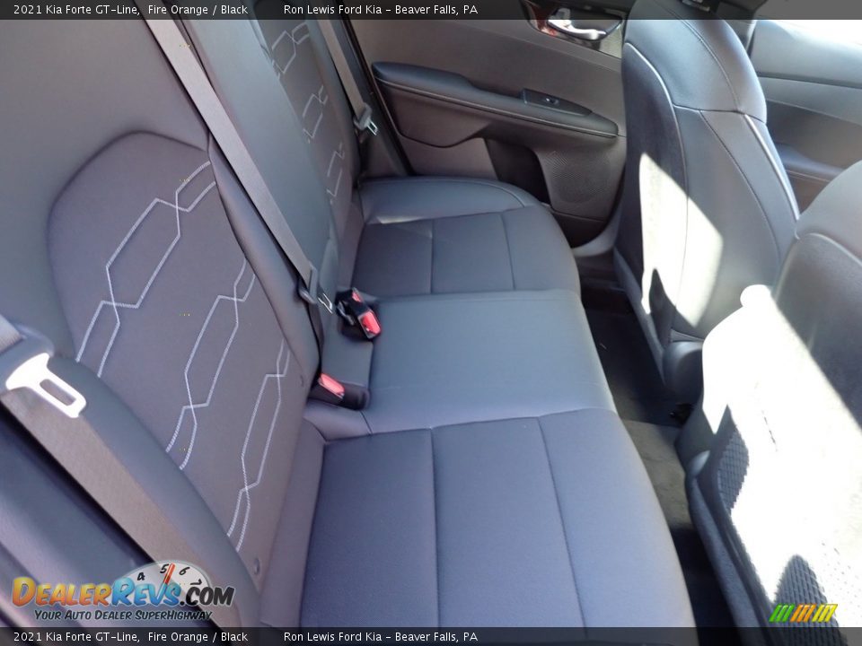 Rear Seat of 2021 Kia Forte GT-Line Photo #12