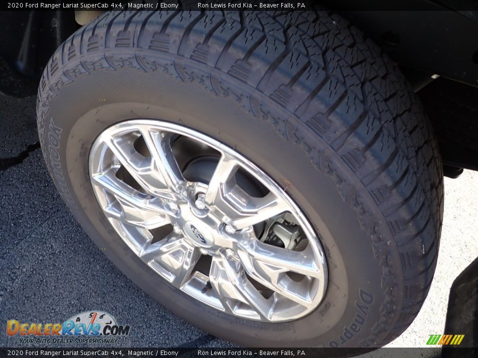 2020 Ford Ranger Lariat SuperCab 4x4 Magnetic / Ebony Photo #5