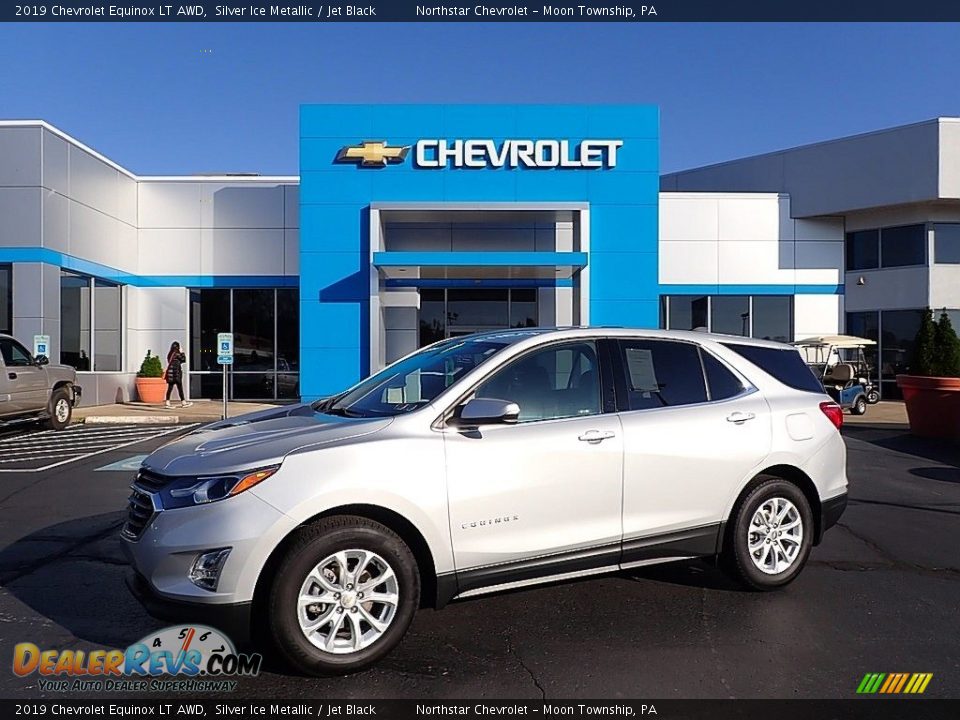 2019 Chevrolet Equinox LT AWD Silver Ice Metallic / Jet Black Photo #1