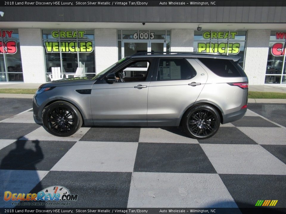 2018 Land Rover Discovery HSE Luxury Silicon Silver Metallic / Vintage Tan/Ebony Photo #1
