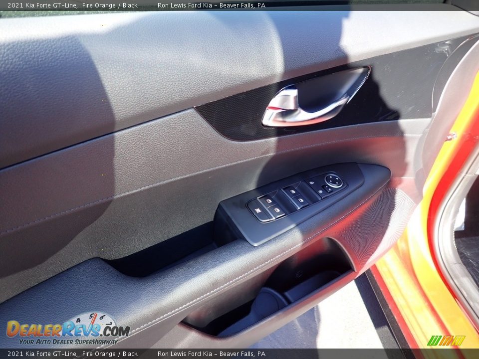 2021 Kia Forte GT-Line Fire Orange / Black Photo #16