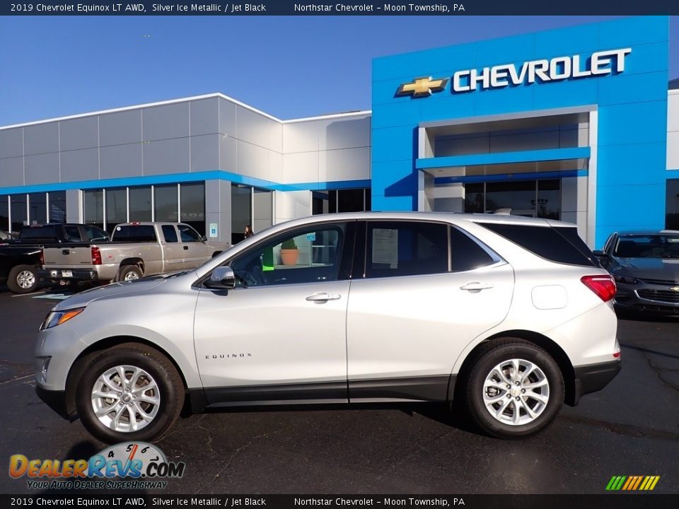 2019 Chevrolet Equinox LT AWD Silver Ice Metallic / Jet Black Photo #3