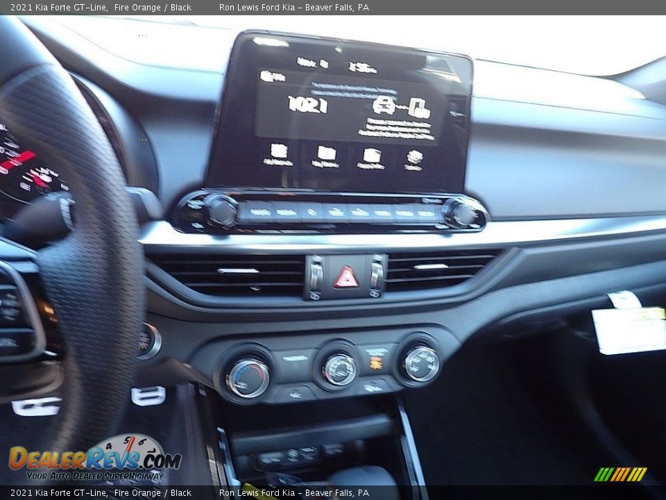 2021 Kia Forte GT-Line Fire Orange / Black Photo #17