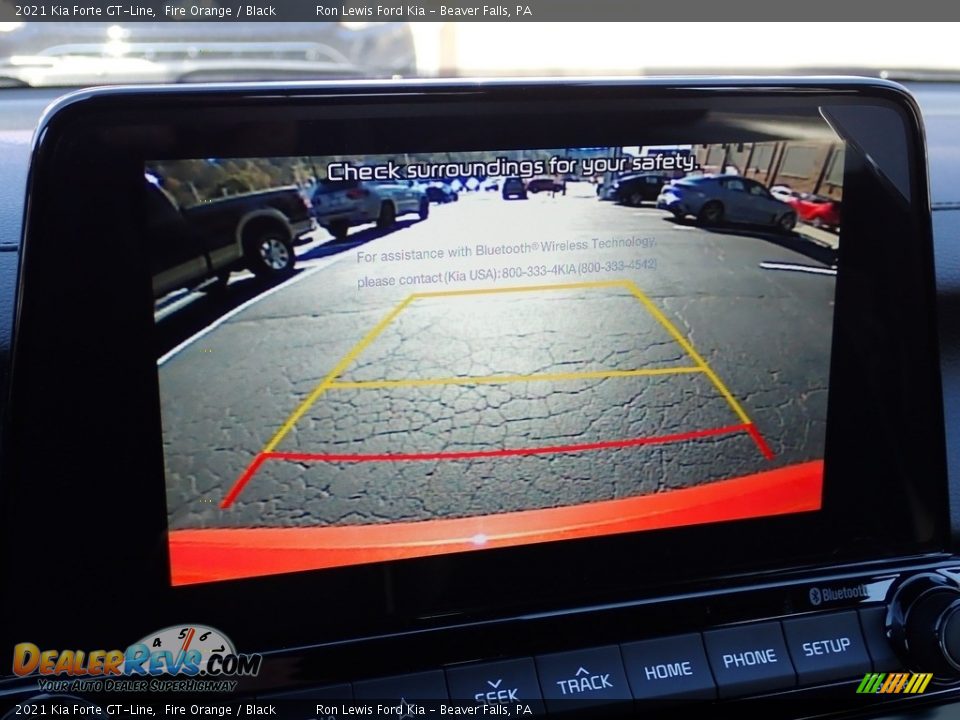 2021 Kia Forte GT-Line Fire Orange / Black Photo #20