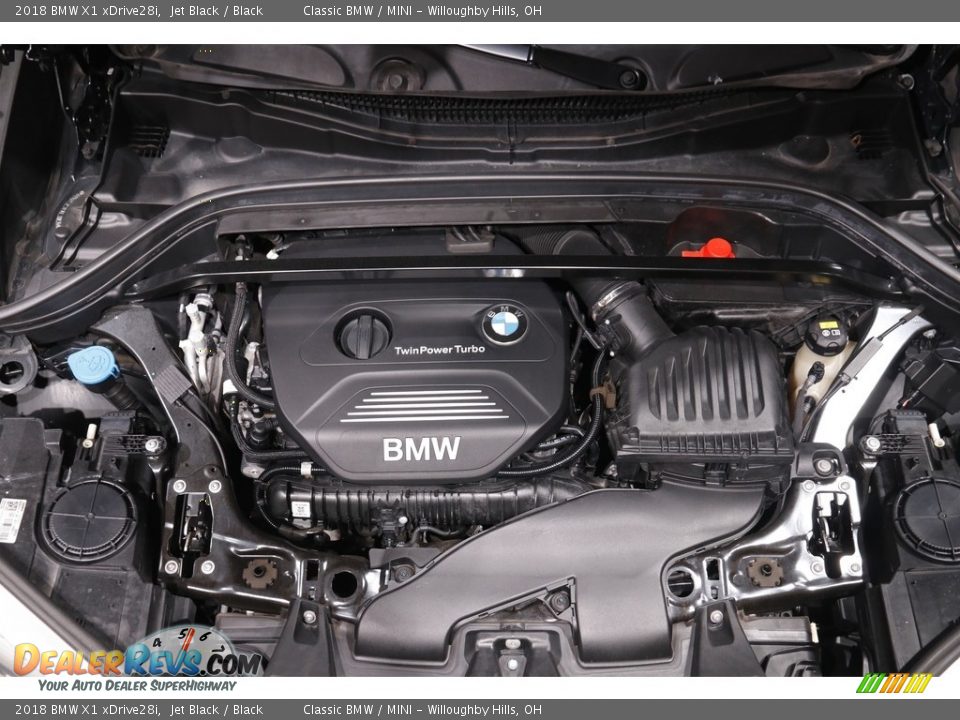 2018 BMW X1 xDrive28i Jet Black / Black Photo #21