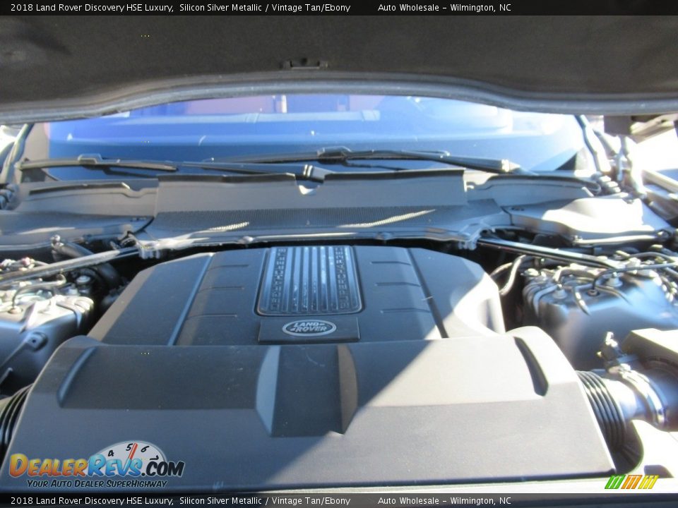 2018 Land Rover Discovery HSE Luxury Silicon Silver Metallic / Vintage Tan/Ebony Photo #6