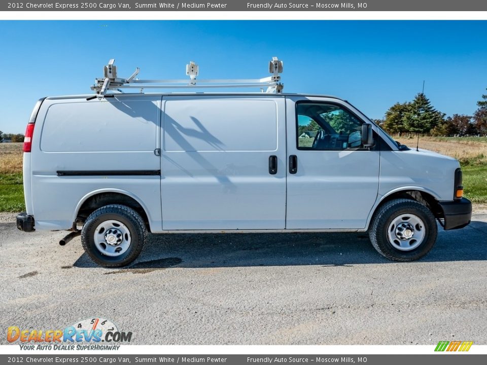 2012 Chevrolet Express 2500 Cargo Van Summit White / Medium Pewter Photo #6