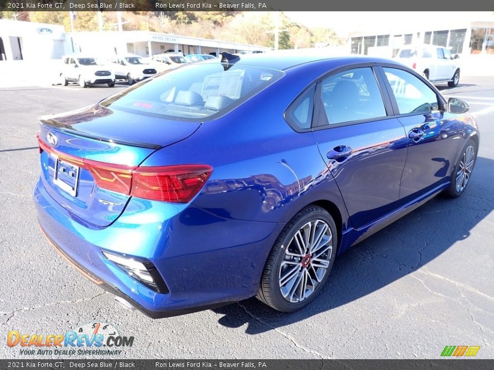 2021 Kia Forte GT Deep Sea Blue / Black Photo #2