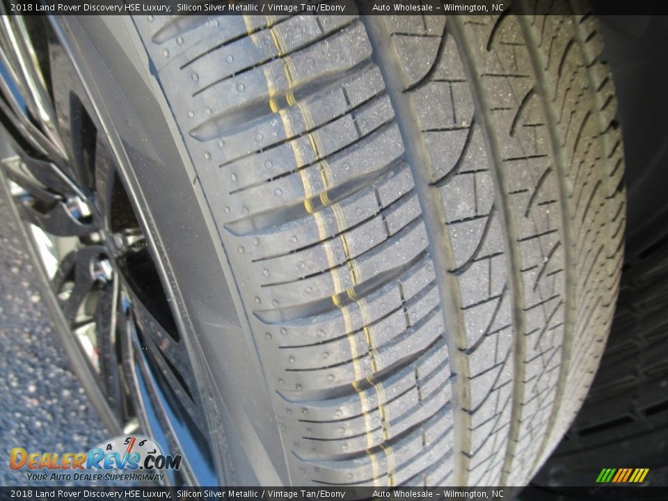 2018 Land Rover Discovery HSE Luxury Silicon Silver Metallic / Vintage Tan/Ebony Photo #8