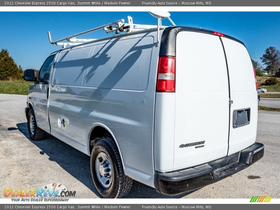 2012 Chevrolet Express 2500 Cargo Van Summit White / Medium Pewter Photo #8