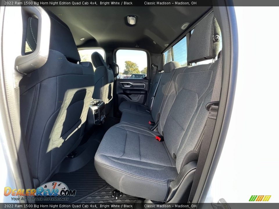 2022 Ram 1500 Big Horn Night Edition Quad Cab 4x4 Bright White / Black Photo #3