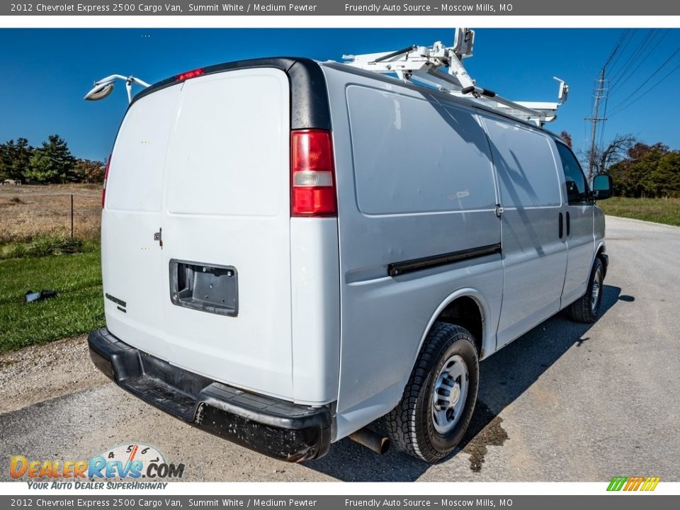 2012 Chevrolet Express 2500 Cargo Van Summit White / Medium Pewter Photo #10