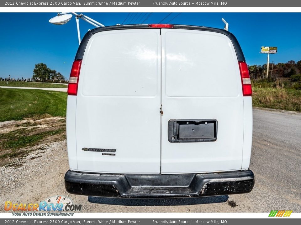 2012 Chevrolet Express 2500 Cargo Van Summit White / Medium Pewter Photo #11