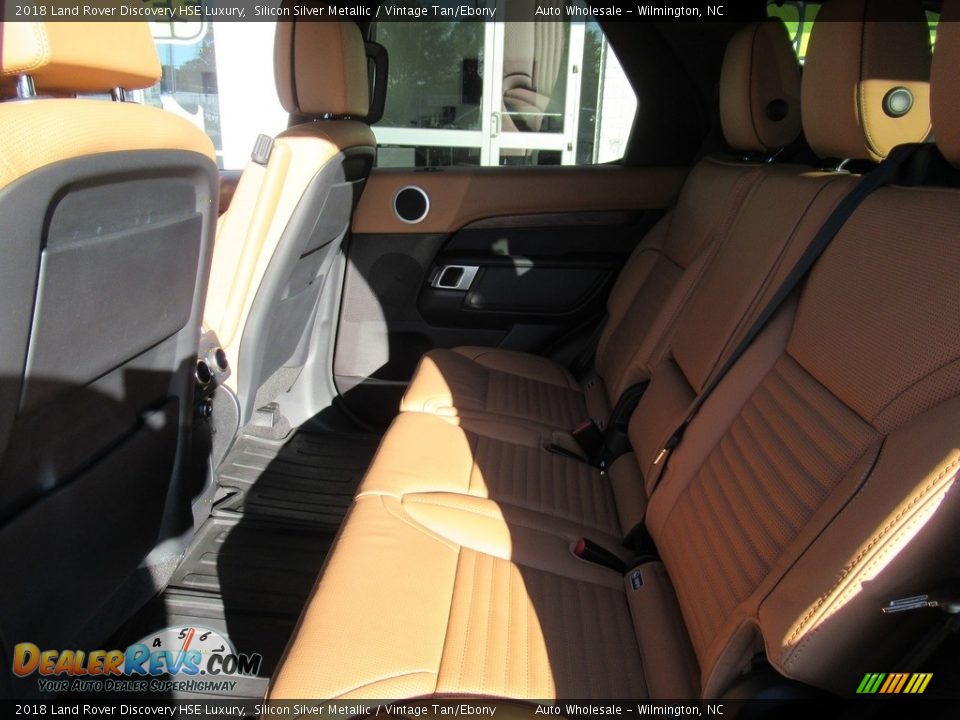 2018 Land Rover Discovery HSE Luxury Silicon Silver Metallic / Vintage Tan/Ebony Photo #12