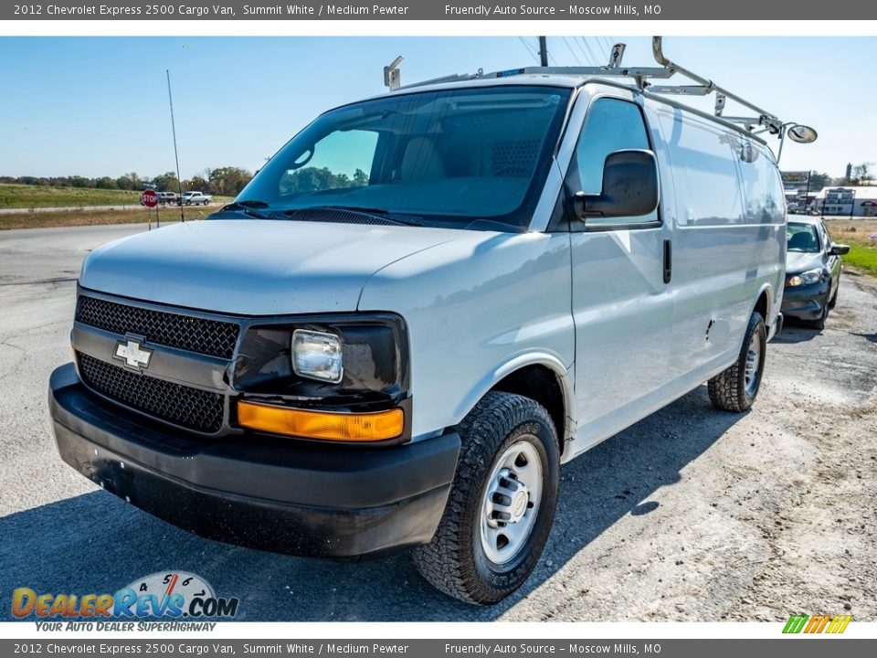 2012 Chevrolet Express 2500 Cargo Van Summit White / Medium Pewter Photo #12