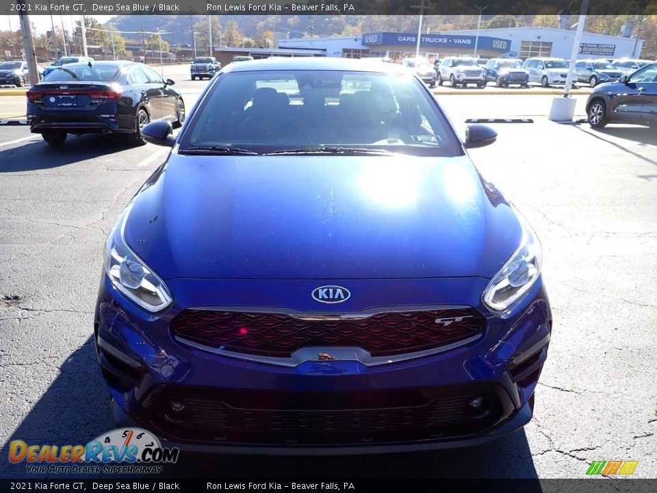 2021 Kia Forte GT Deep Sea Blue / Black Photo #8