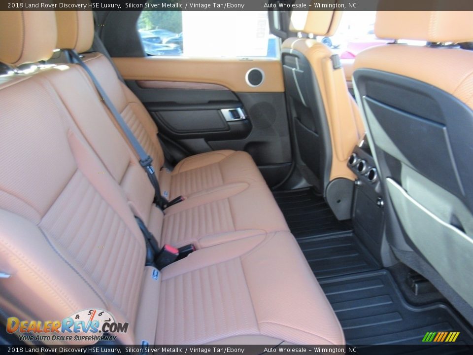 2018 Land Rover Discovery HSE Luxury Silicon Silver Metallic / Vintage Tan/Ebony Photo #14