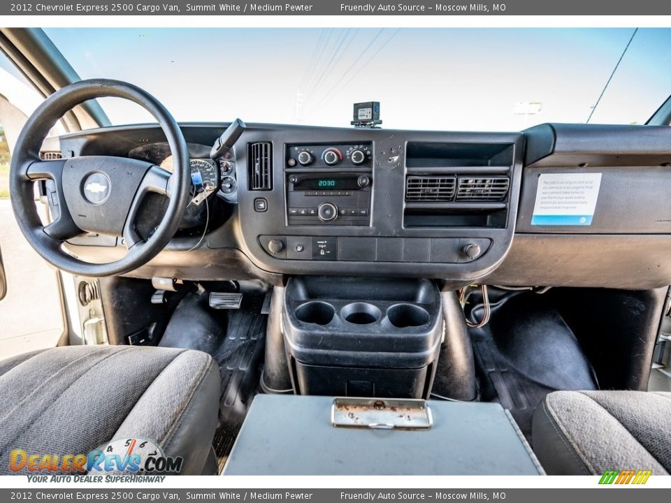 2012 Chevrolet Express 2500 Cargo Van Summit White / Medium Pewter Photo #14