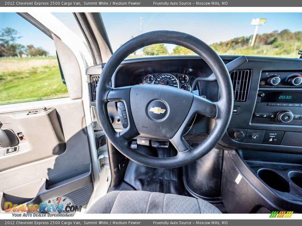 2012 Chevrolet Express 2500 Cargo Van Summit White / Medium Pewter Photo #16