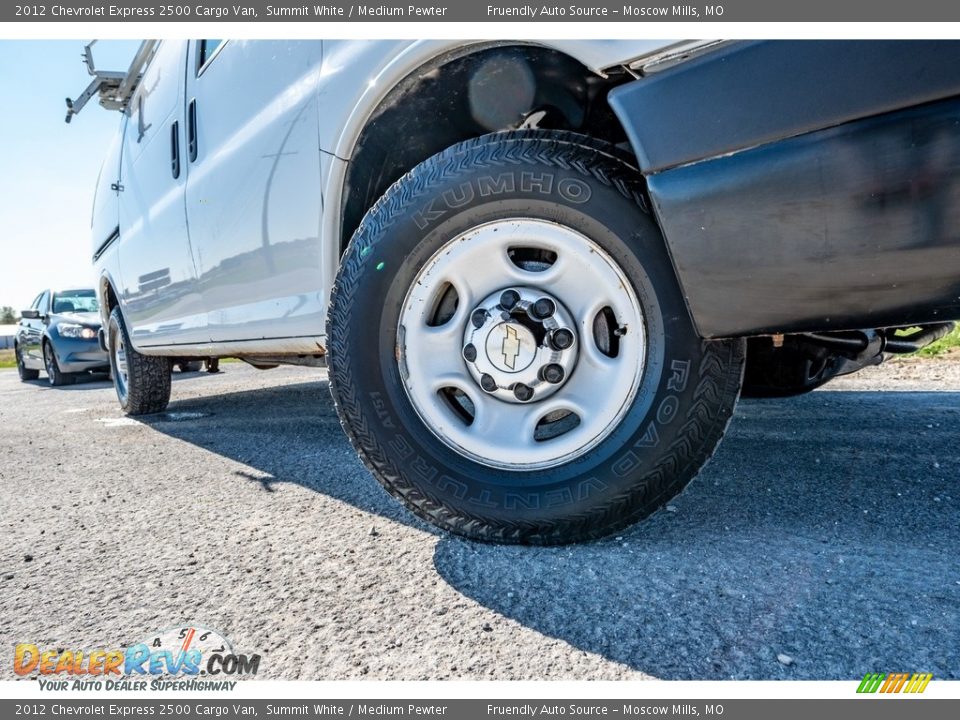 2012 Chevrolet Express 2500 Cargo Van Summit White / Medium Pewter Photo #19