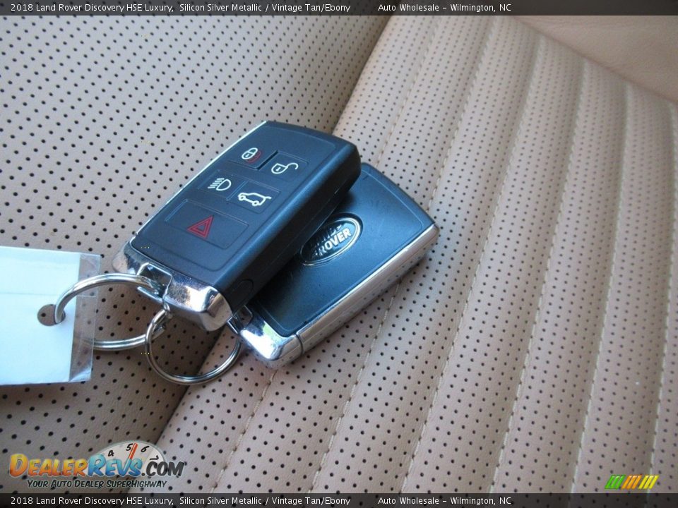 2018 Land Rover Discovery HSE Luxury Silicon Silver Metallic / Vintage Tan/Ebony Photo #20