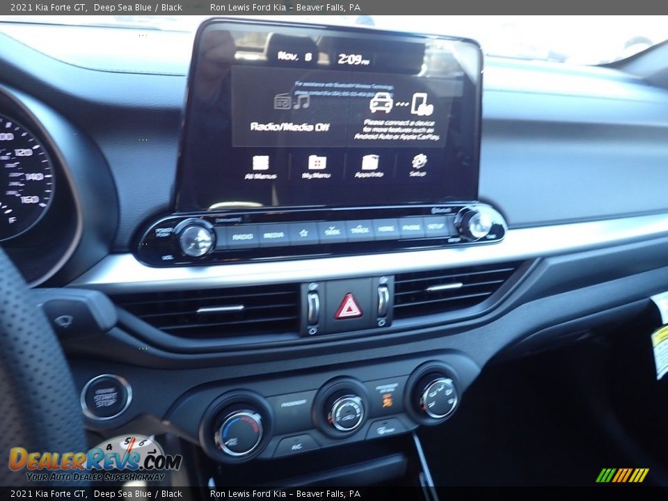 2021 Kia Forte GT Deep Sea Blue / Black Photo #17