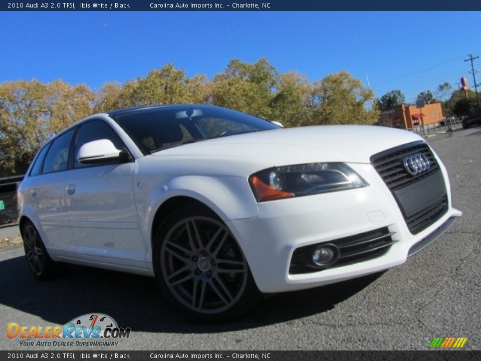 2010 Audi A3 2.0 TFSI Ibis White / Black Photo #1